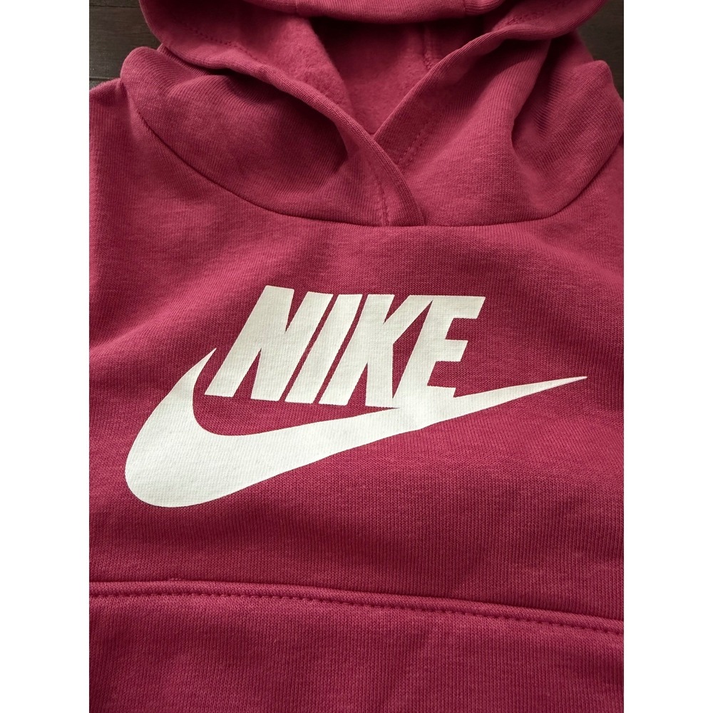 Nike Toddler Girls Pink Fleece Hoodie and Joggers 2-Piece Set 18M L135-ADZ 425 - Picture 4 of 11